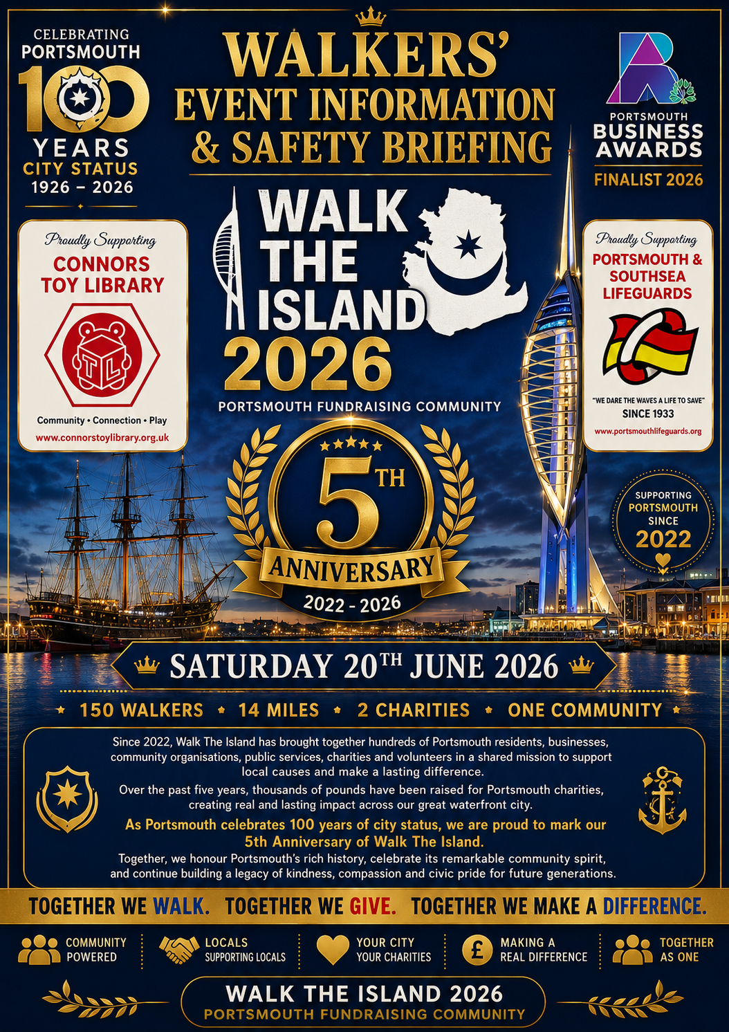 Walk The Island community fundraising cover